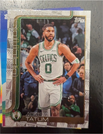 2025-26 Topps #1 Jayson Tatum Season Tip Off — front