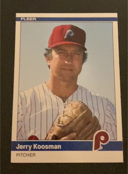 1984 Fleer Update #U-64 Jerry Koosman — front