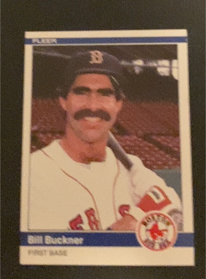 1984 Fleer Update #U-18 Bill Buckner — front