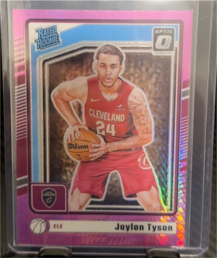 2024-25 Donruss Optic #253 Jaylon Tyson — front