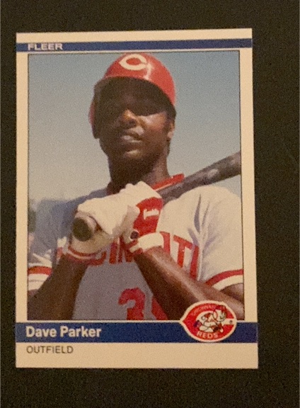 1984 Fleer Update #U-31 Dave Parker — front