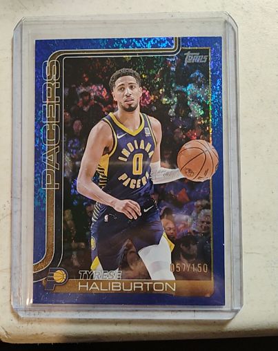 2025-26 Topps Basketball #47 Tyrese Haliburton — front