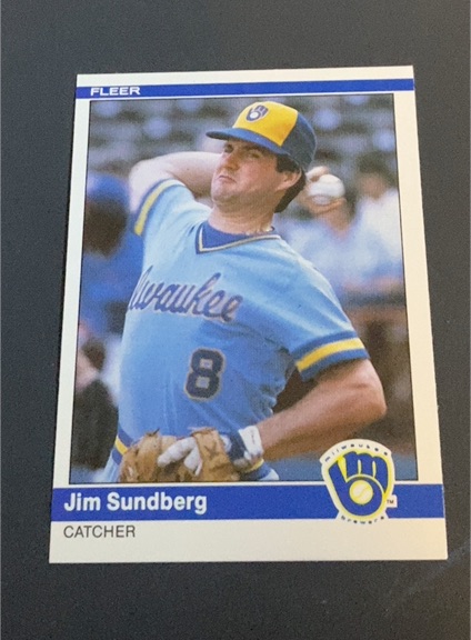 1984 Fleer Update #U-113 Jim Sundberg — front