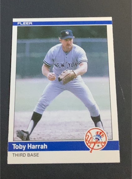 1984 Fleer Update #U-48 Toby Harrah — front