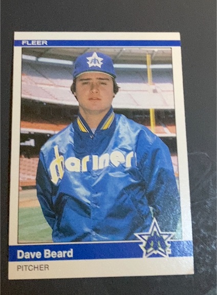 1984 Fleer Update #U-9 Dave Beard — front