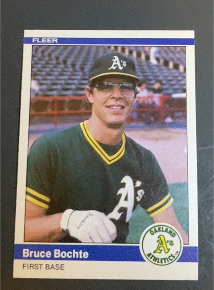 1984 Fleer Update #U-13 Bruce Bochte — front