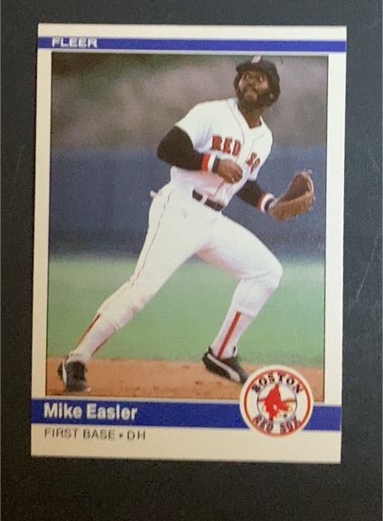 1984 Fleer Update #U-33 Mike Easler — front