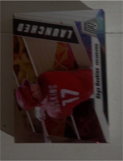 2021 Panini Mosaic Launched #L5 Rhys Hoskins — front