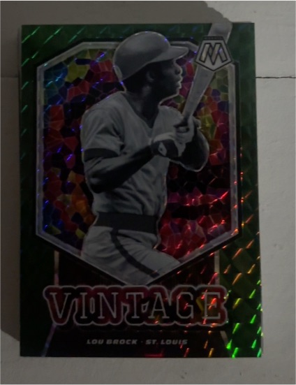 2021 Panini Mosaic Vintage #V8 Lou Brock — front