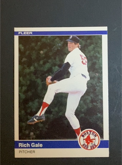 1984 Fleer Update #U-41 Rich Gale — front