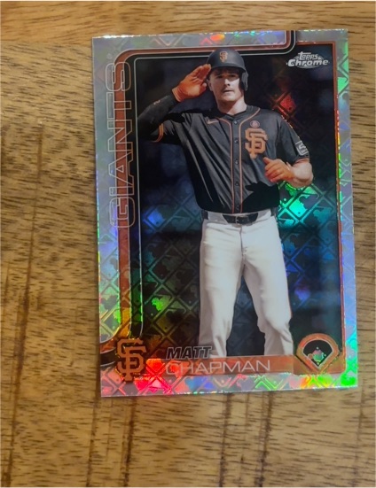 2025 Topps Chrome #148 Matt Chapman — front