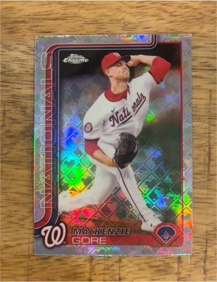 2025 Topps Chrome #160 Mackenzie Gore — front