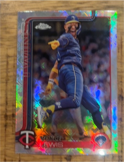 2025 Topps Chrome #254 Royce Lewis — front