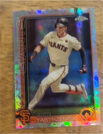 2025 Topps Chrome #40 Mike Yastrzemski — front