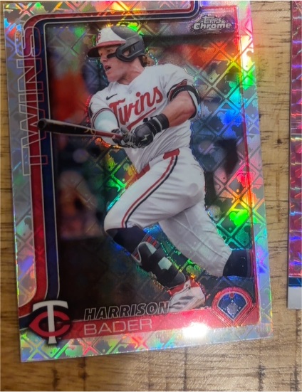 2025 Topps Chrome #62 Harrison Bader — front