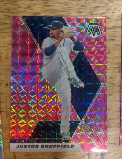 2021 Panini Mosaic #36 Justus Sheffield — front