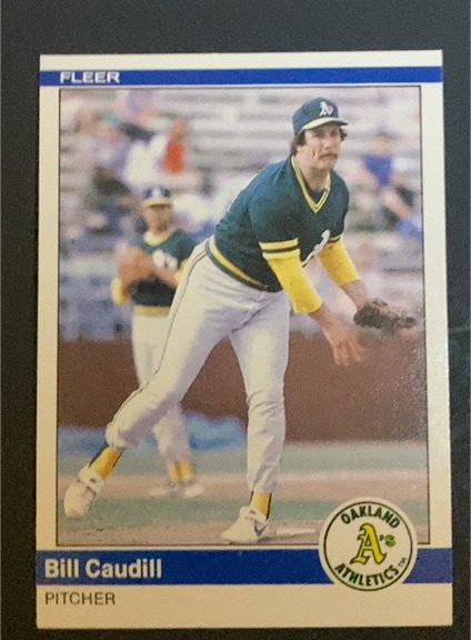 1984 Fleer Update #U-24 Bill Caudill — front