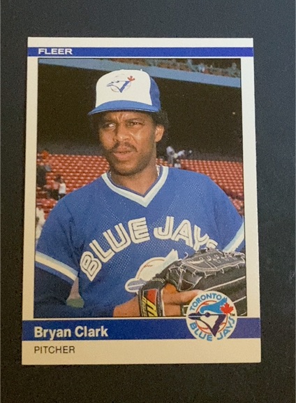 1984 Fleer Update #U-26 Bryan Clark — front