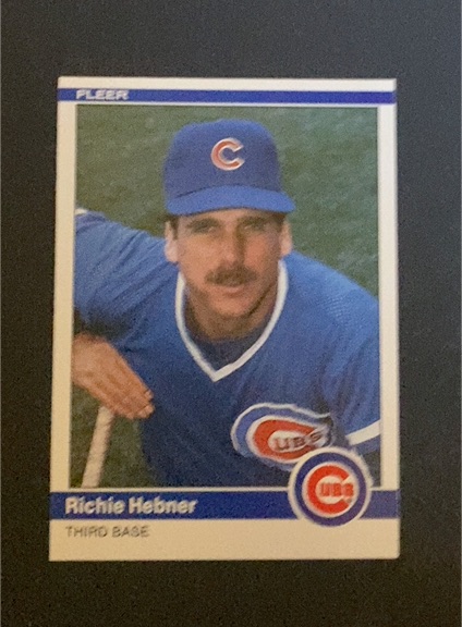 1984 Fleer Update #U-50 Richie Hebner — front
