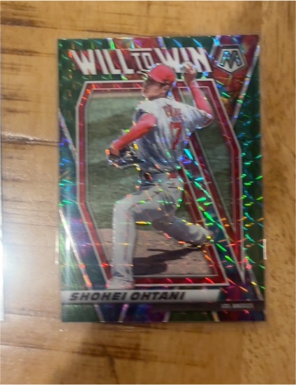 2021 Panini Mosaic #WTW8 Shohei Ohtani Will to Win — front