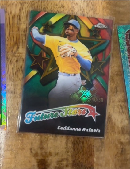 2025 Topps Chrome #FS-11 Ceddanne Rafaela Future Stars — front