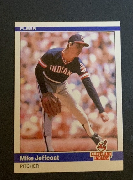 1984 Fleer Update #U-58 Mike Jeffcoat — front