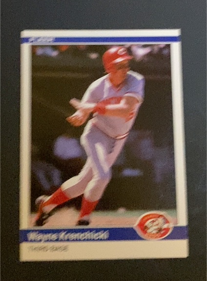 1984 Fleer Update #U-65 Wayne Krenchicki — front