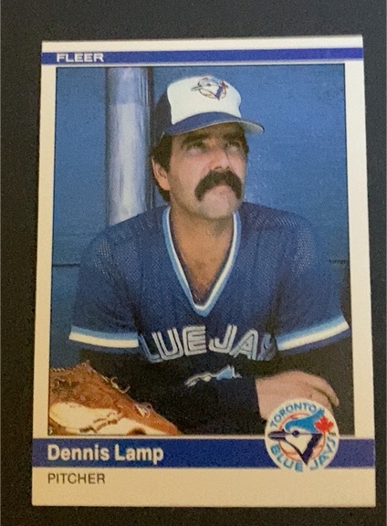 1984 Fleer Update #U-68 Dennis Lamp — front