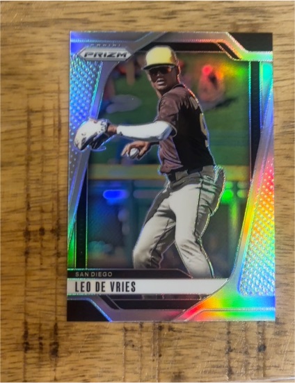 2025 Panini Prizm #47 Leo De Vries — front