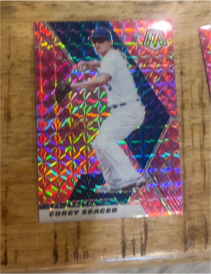 2021 Panini Mosaic #198 Corey Seager — front