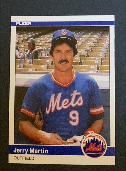1984 Fleer Update #U-74 Jerry Martin — front