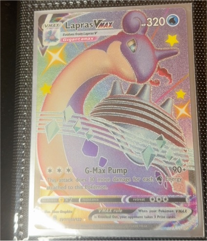2021 Pokémon TCG Shining Fates #SV111 Lapras VMAX — front