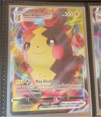 2021 Pokémon TCG Shining Fates #038 Morpeko VMAX — front