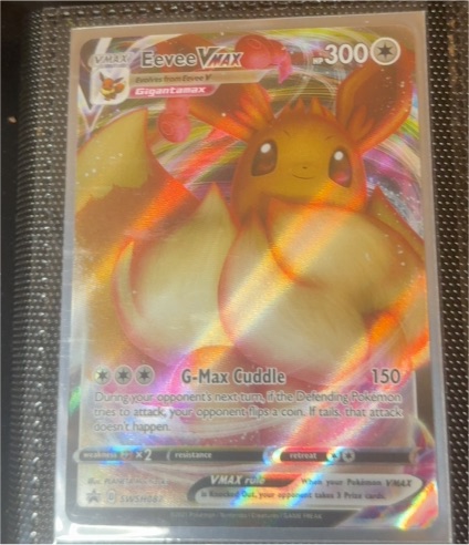 2021 Pokémon Sword & Shield Promo #SWSH087 Eevee VMAX — front
