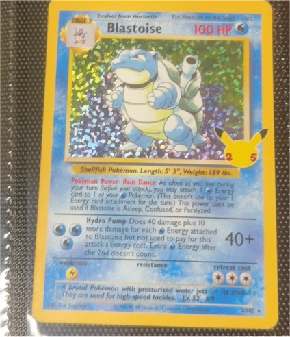 2021 Pokémon Celebrations #2 Blastoise — front