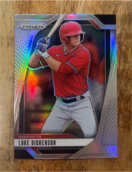 2025 Panini Prizm #44 Luke Dickerson — front