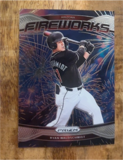 2025 Panini Prizm Fireworks #1 Ryan Waldschmidt — front