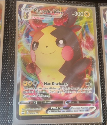 2021 Pokémon TCG Shining Fates #038/072 Morpeko VMAX — front
