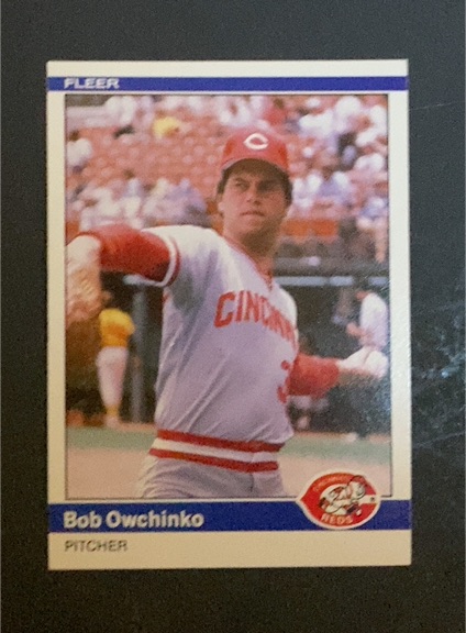 1984 Fleer Update #U-88 Bob Owchinko — front