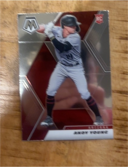 2021 Panini Mosaic #210 Andy Young Rookie Card — front
