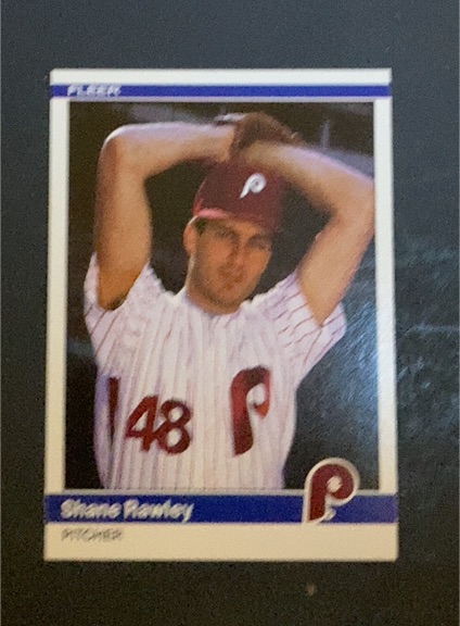 1984 Fleer Update #U-94 Shane Rawley — front
