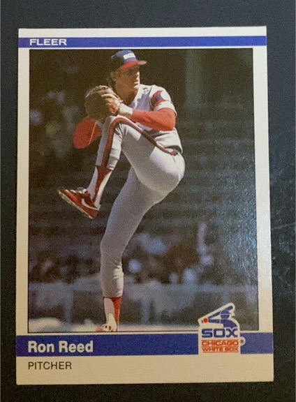 1984 Fleer Update #U-96 Ron Reed — front