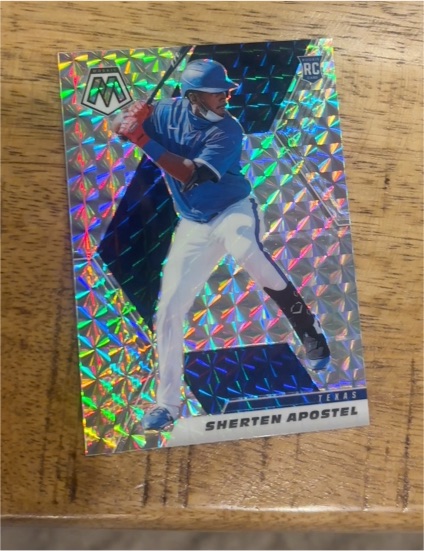 2021 Panini Mosaic Silver Mosaic Prizm #213 Sherten Apostel — front