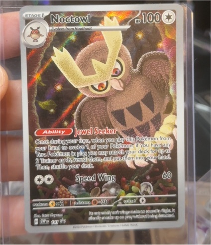 2023 Pokemon Scarlet & Violet Promo #141 Noctowl — front