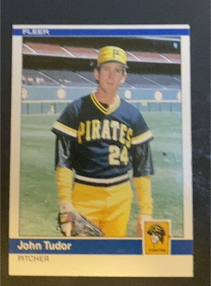 1984 Fleer #264 John Tudor — front