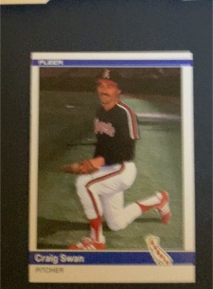 1984 Fleer #277 Craig Swan — front
