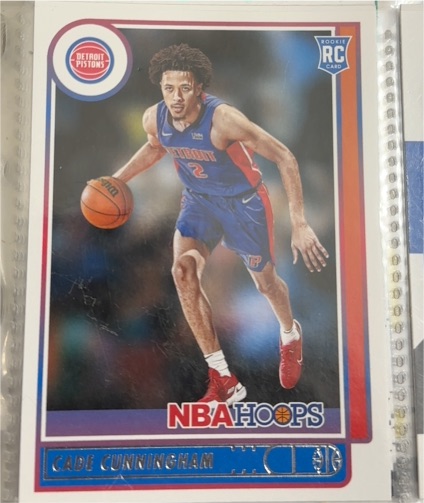 2021-22 Panini NBA Hoops #201 Cade Cunningham — front