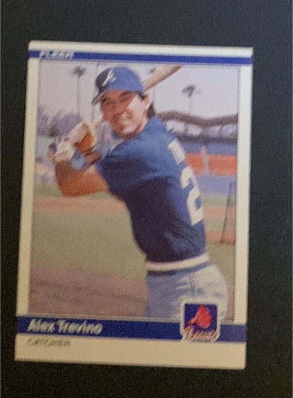 1984 Fleer Update #U-118 Alex Trevino — front