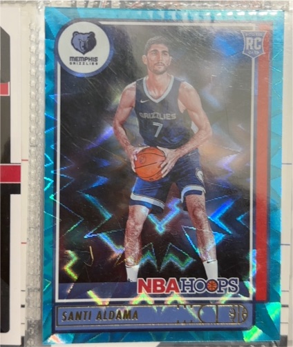 2021-22 Panini NBA Hoops #207 Santi Aldama — front