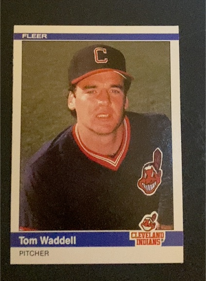 1984 Fleer Update #U-123 Tom Waddell — front